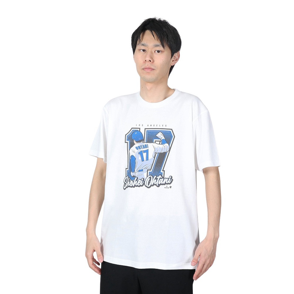 MJ・MLB（MJ・MLB）（メンズ、レディース）野球ウェア 大谷翔平 BACK SHOT LAD Tシャツ ホワイト