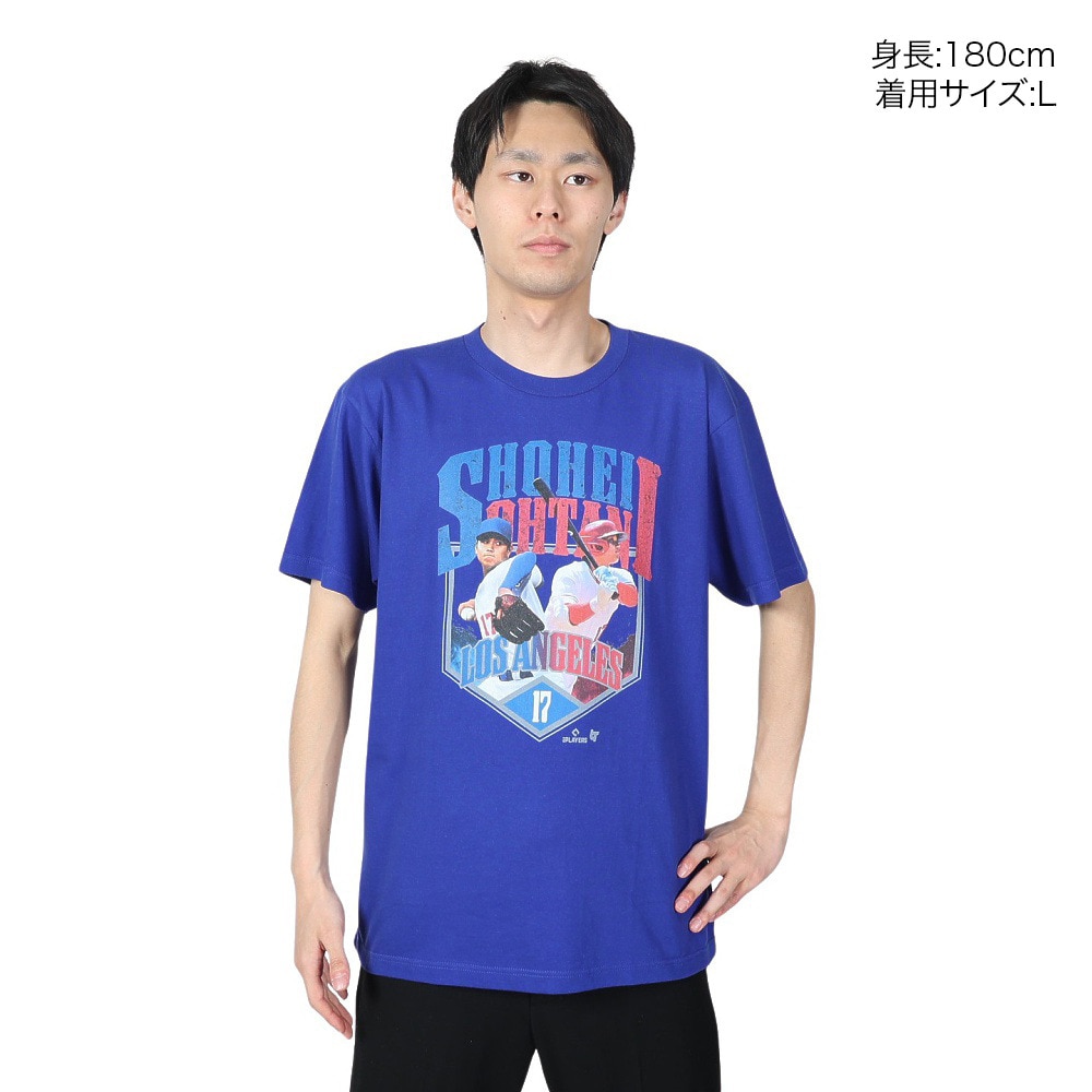 MJ・MLB（MJ・MLB）（メンズ、レディース）野球ウェア SHOHEI LA Tシャツ ジャパンブルー