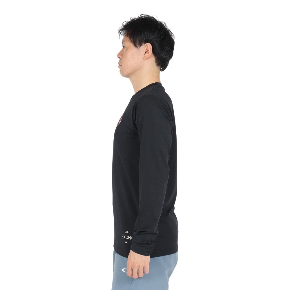 オークリー（OAKLEY）（メンズ）野球ウェア Striking Qd ロングスリーブ Tシャツ 6.0 FOA407100-02E