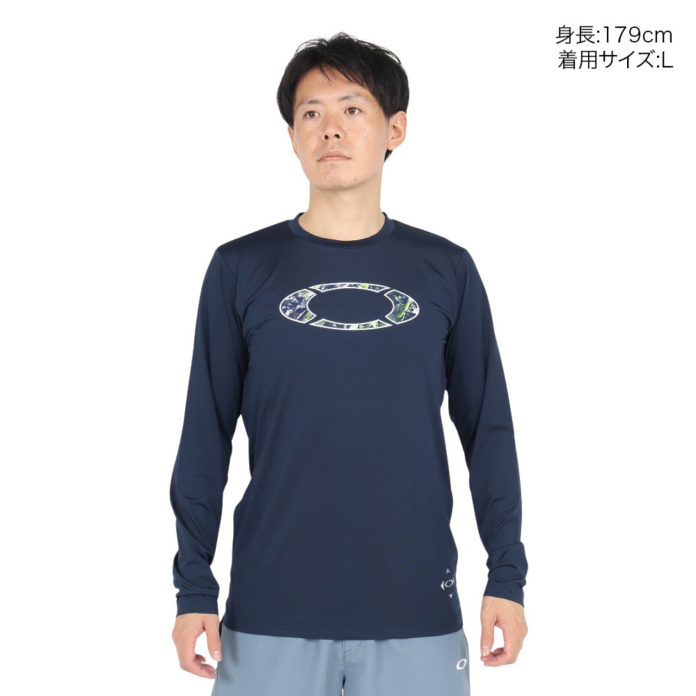 オークリー（OAKLEY）（メンズ）野球ウェア Striking Qd ロングスリーブ Tシャツ 6.0 FOA407100-6AC