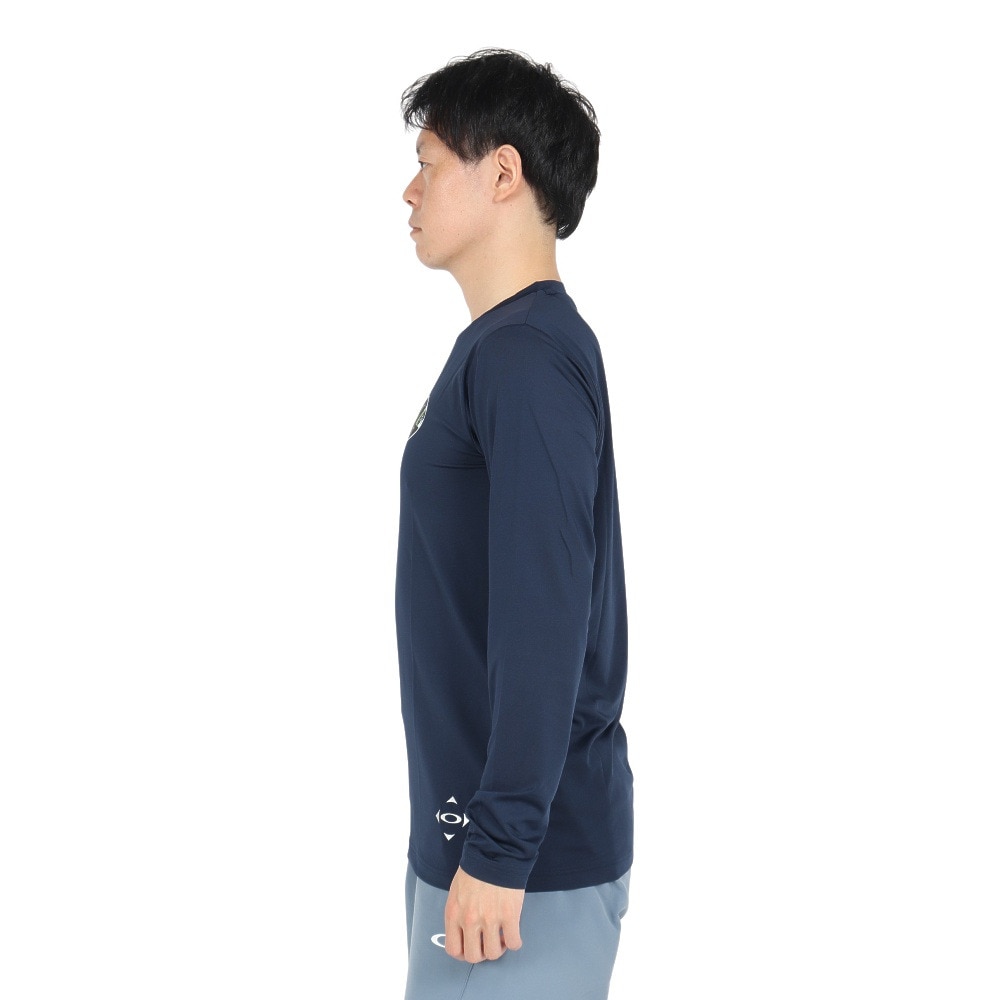 オークリー（OAKLEY）（メンズ）野球ウェア Striking Qd ロングスリーブ Tシャツ 6.0 FOA407100-6AC