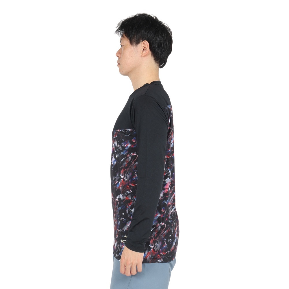 オークリー（OAKLEY）（メンズ）野球ウェア Striking Qd ロングスリーブ Dual Tシャツ 6.0 FOA407102-00G