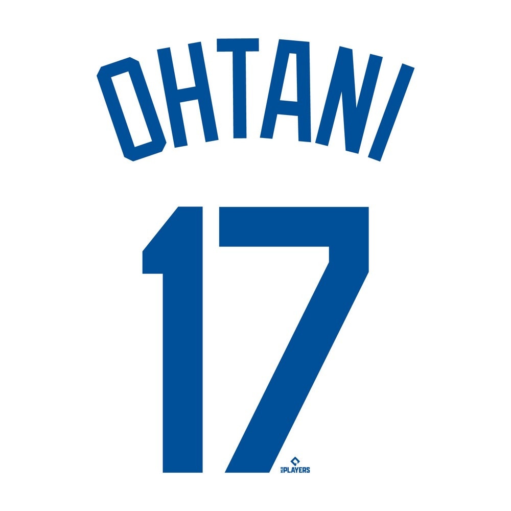 MJ・MLB（MJ・MLB）（メンズ、レディース）50-50 野球ウェア ドジャース 大谷翔平 ネーム&ナンバー Tシャツ ホワイト ML01-24FW-0005-WHT
