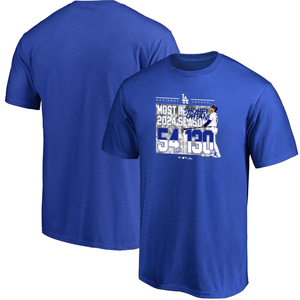 MJ・MLB（MJ・MLB）（メンズ）大谷翔平 ナショナルリーグ ホームラン王&打点王 獲得記念 Tシャツ ML01-24FW-0008