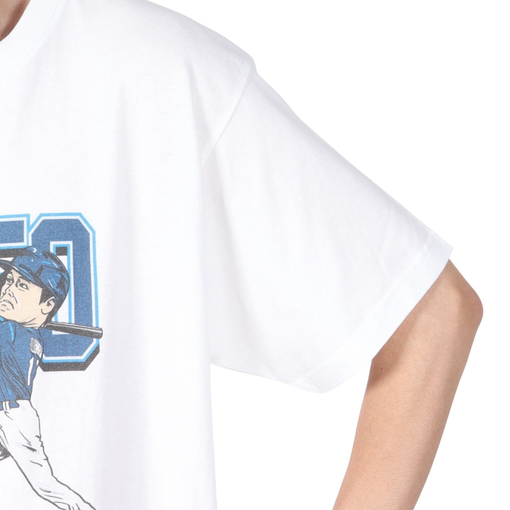 MJ・MLB（MJ・MLB）（メンズ）野球ウェア 大谷翔平 MLB PLAYERS OHTANI 50/50 クラブ Tシャツ ホワイト 4474-1753 09