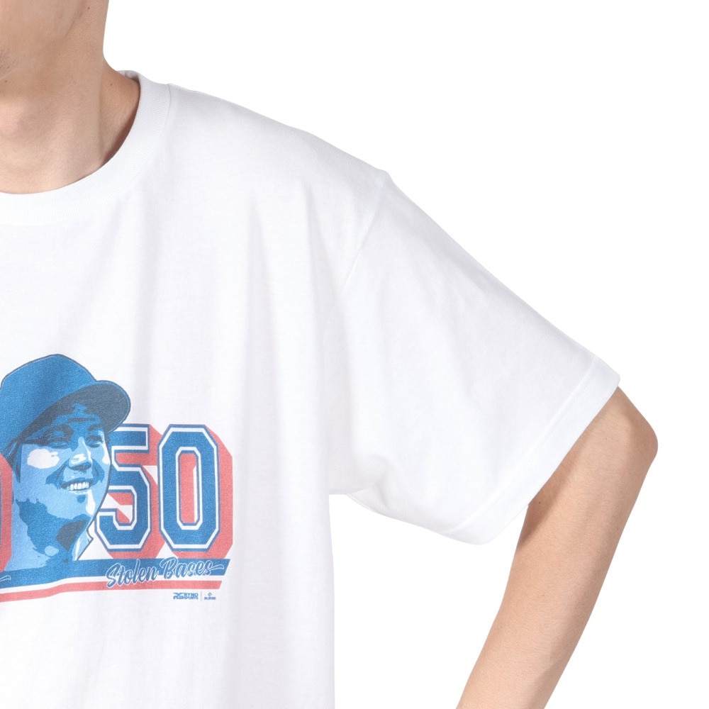 MJ・MLB（MJ・MLB）（メンズ）大谷翔平 Tシャツ 50/50 野球ウェア ドジャース OHTANI 4474-1753 92