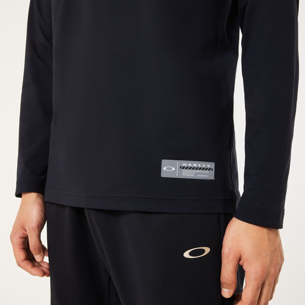 オークリー（OAKLEY）（メンズ）野球ウェア Striking Qd 長袖Tシャツ 8.0 FOA408260-02E