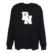 (メンズ)野球ウェア PNロゴ 長袖Tシャツ OT0325FW0001-BLK