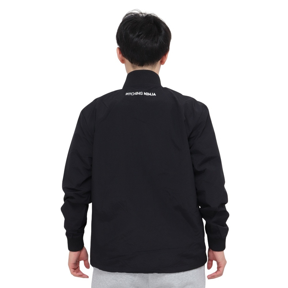 PITCHING NINJA（PITCHING NINJA ）（メンズ）ピッチングニンジャ 野球ウェア コーチ ジャケット OT2324FW0001-BLK