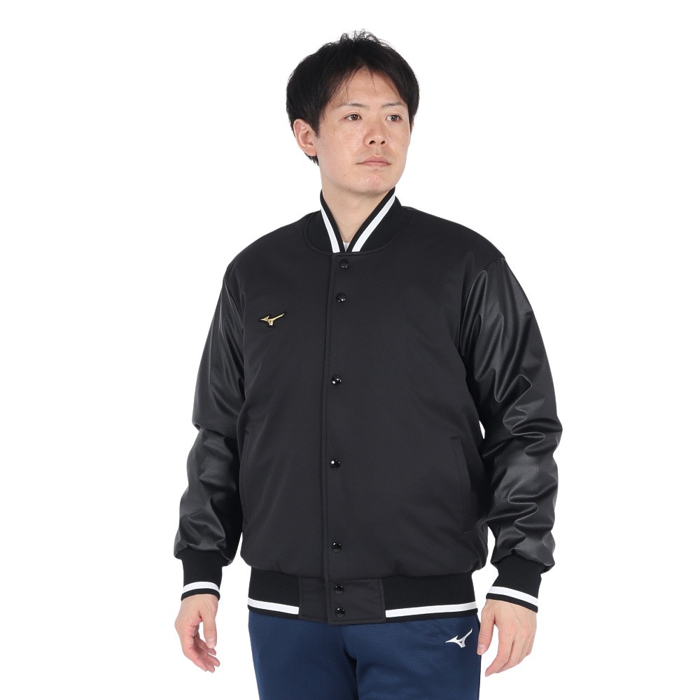 ミズノ（MIZUNO）（メンズ、レディース）野球ウェア ミズノプロ テックフィルブレスサーモ グラウンドコート 12JEBB7209