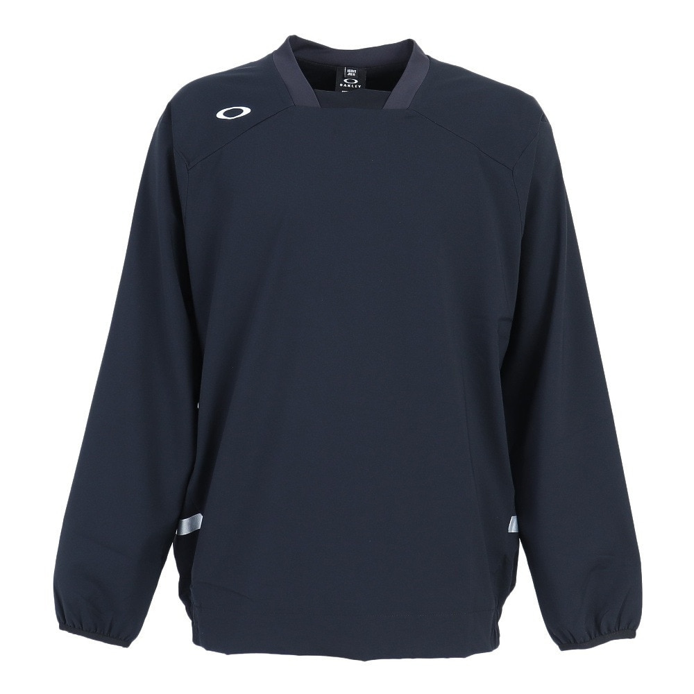 オークリー（OAKLEY）（メンズ）野球 ウェア ウインドブレーカー Striking Wind Ls Pullover 2.0 FOA404162-02E 撥水 防風