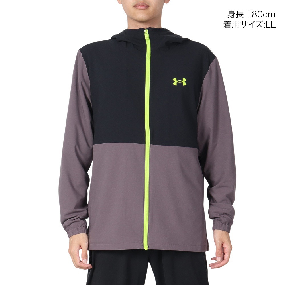 アンダーアーマー（UNDER ARMOUR）（メンズ）野球ウェア ストレッチウーブン フルジップ ジャケット 1378243 002
