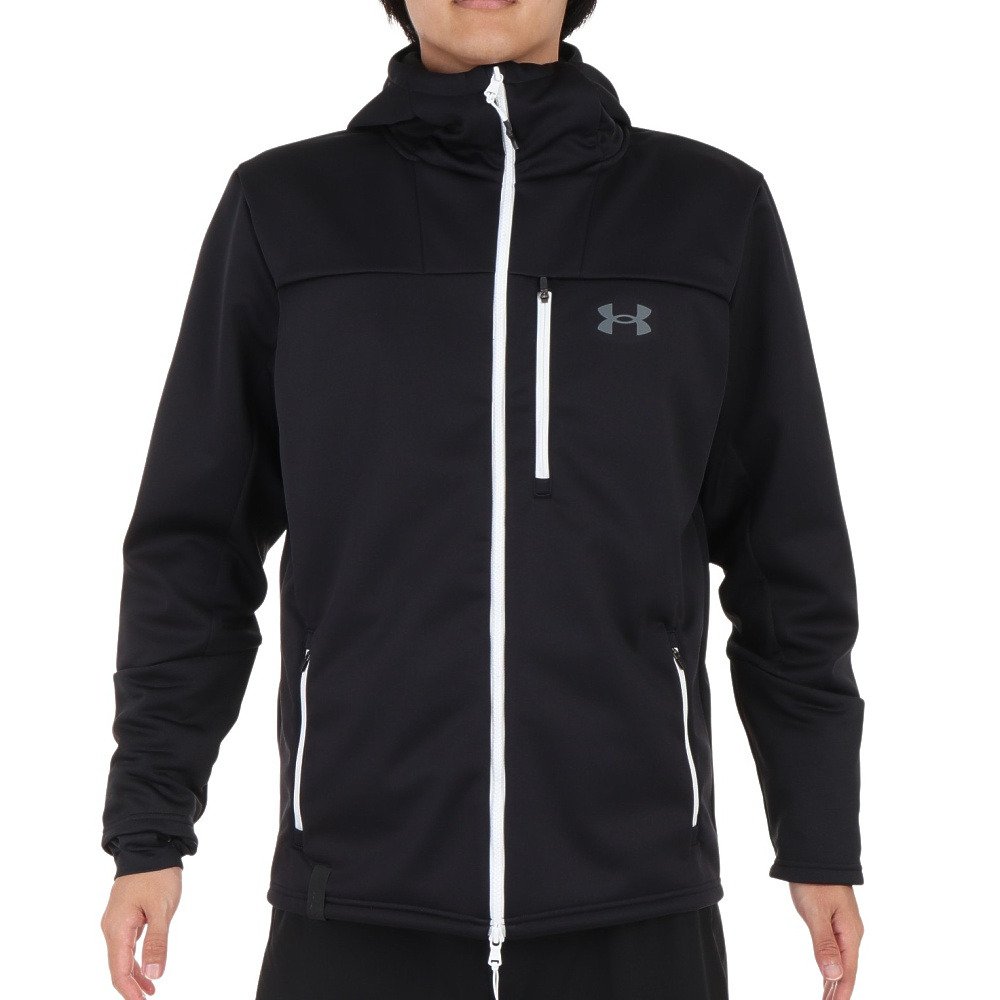 アンダーアーマー（UNDER ARMOUR）（メンズ）野球ウェア ウインターニット 3レイヤー フルジップ ジャケット 1381251 001