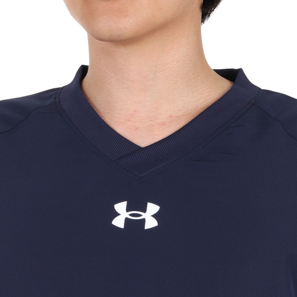 アンダーアーマー（UNDER ARMOUR）（メンズ）野球ウェア Vネック ジャケット 1381263 410