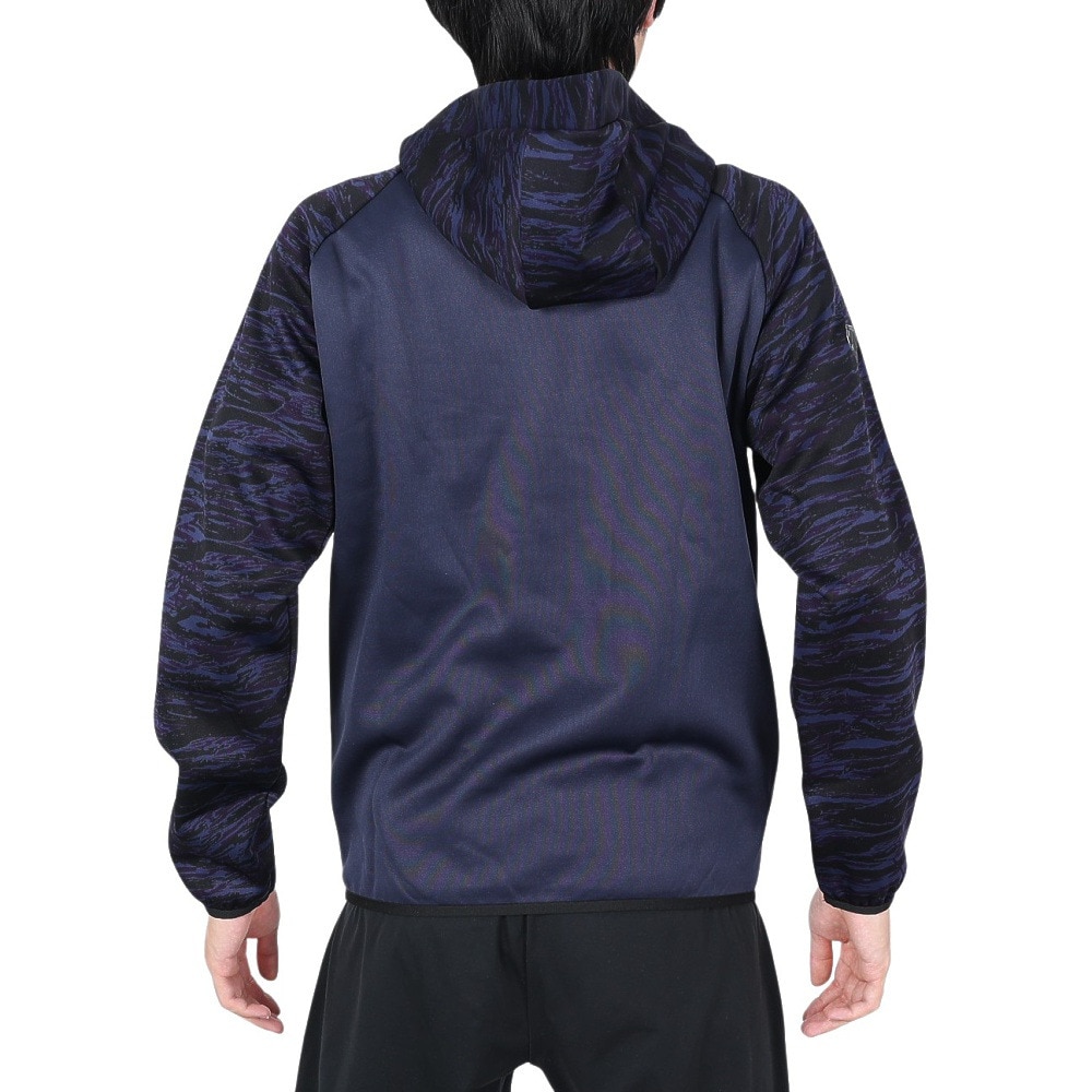 デサント（DESCENTE）（メンズ）野球ウェア フリースパーカー ジャケット 防寒ウェア 保温 はっ水 ストレッチ トレーニングウェア DBX-2760 SNVY
