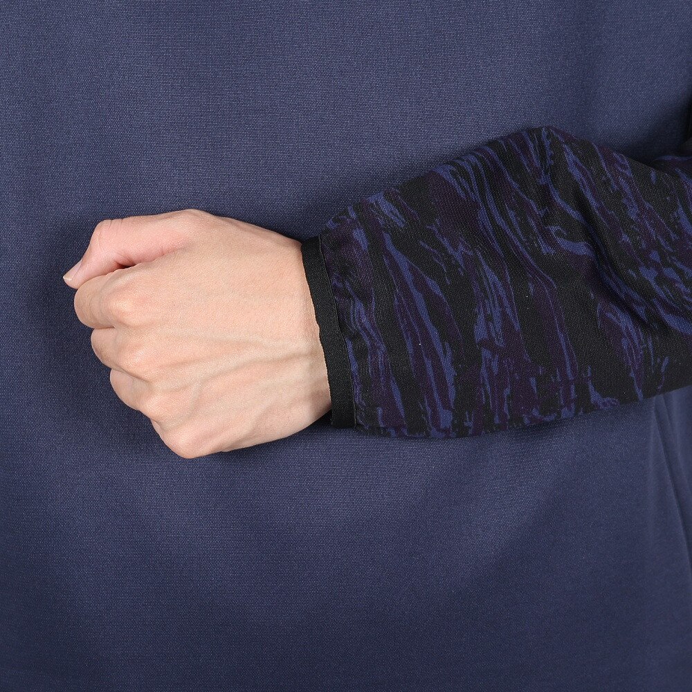 デサント（DESCENTE）（メンズ）野球ウェア フリースパーカー ジャケット 防寒ウェア 保温 はっ水 ストレッチ トレーニングウェア DBX-2760 SNVY