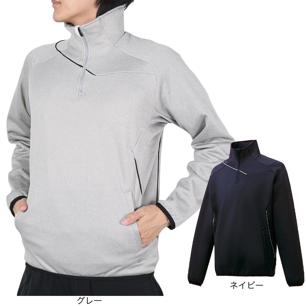 デサント（DESCENTE）（メンズ）野球ウェア バリアフリース ジャケット DBX-2762 SNVY