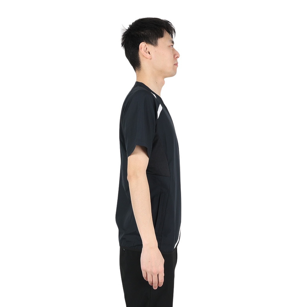 デサント（DESCENTE）（メンズ）野球ウェア 半袖ウインドジャック PJ-327 BLK