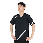 (メンズ)野球ウェア 半袖ウインドジャック PJ-327 BLK