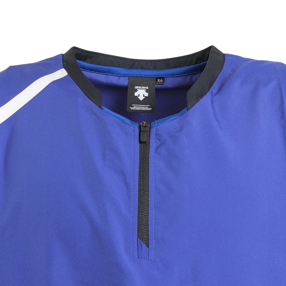 デサント（DESCENTE）（メンズ）野球 ウインドジャケット 半袖 メンズ ウインドジャック PJ-327 ブルー ROY