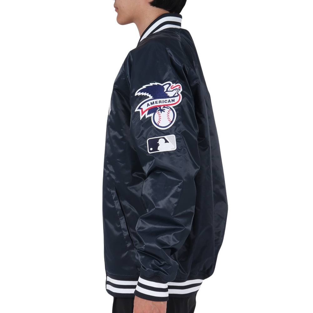 MJ・MLB（MJ・MLB）（メンズ）野球ウェア スタジャン ジャケット サテン ML2323FW0011-NVWT