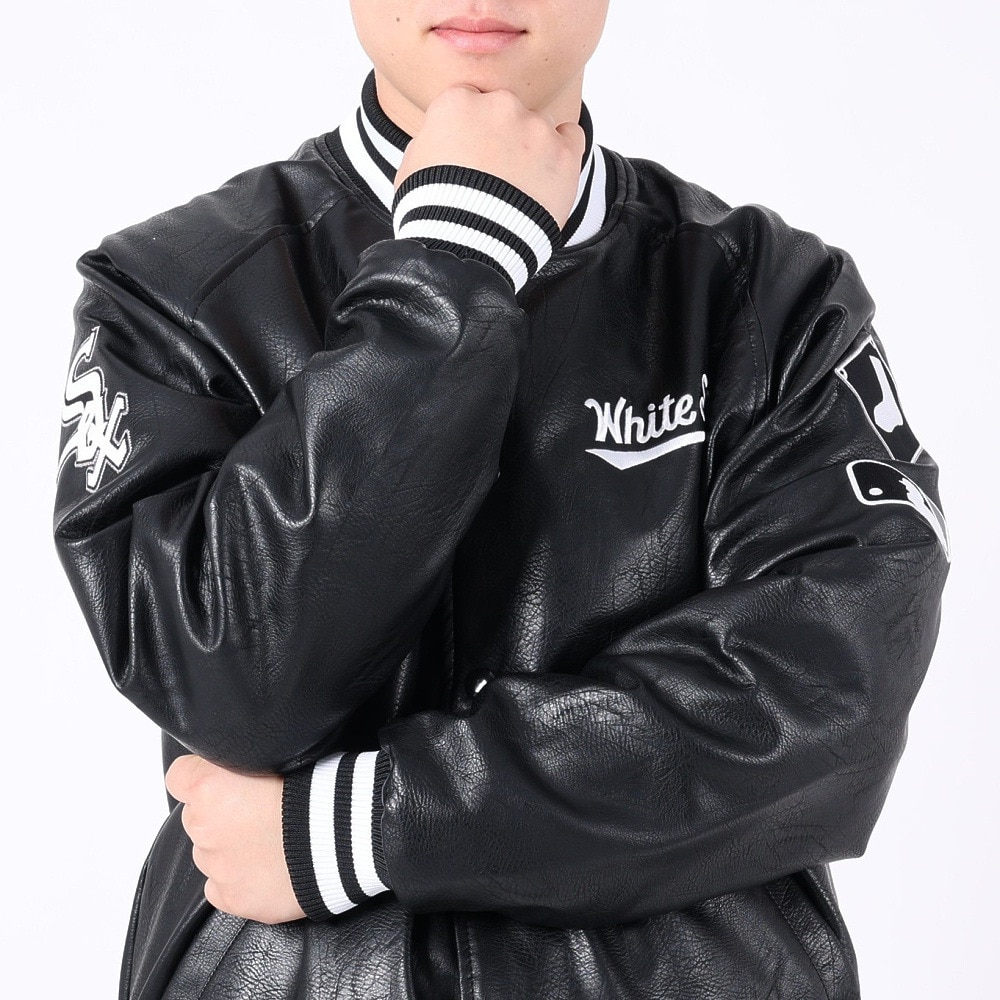 ファナティクス（Fanatics）（メンズ）野球ウェア ジャケット PUレザー ML2323FW0012-BLK
