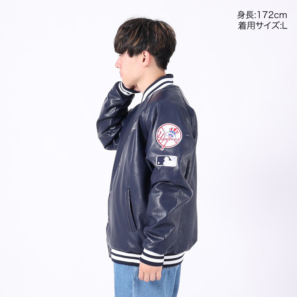 ファナティクス（Fanatics）（メンズ）野球ウェア ジャケット PUレザー ML2323FW0012-NVWT