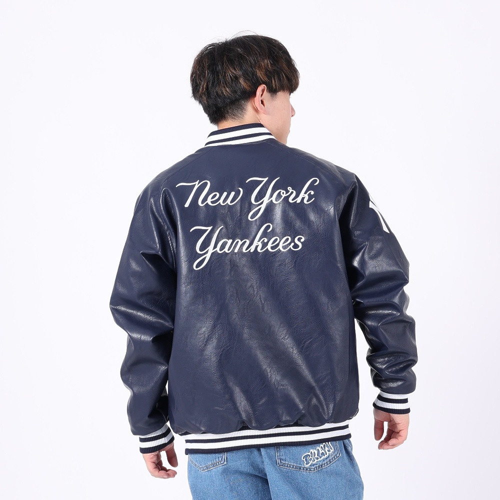 ファナティクス（Fanatics）（メンズ）野球ウェア ジャケット PUレザー ML2323FW0012-NVWT