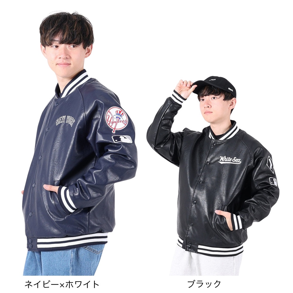 ファナティクス（Fanatics）（メンズ）野球ウェア ジャケット PUレザー ML2323FW0012-BLK
