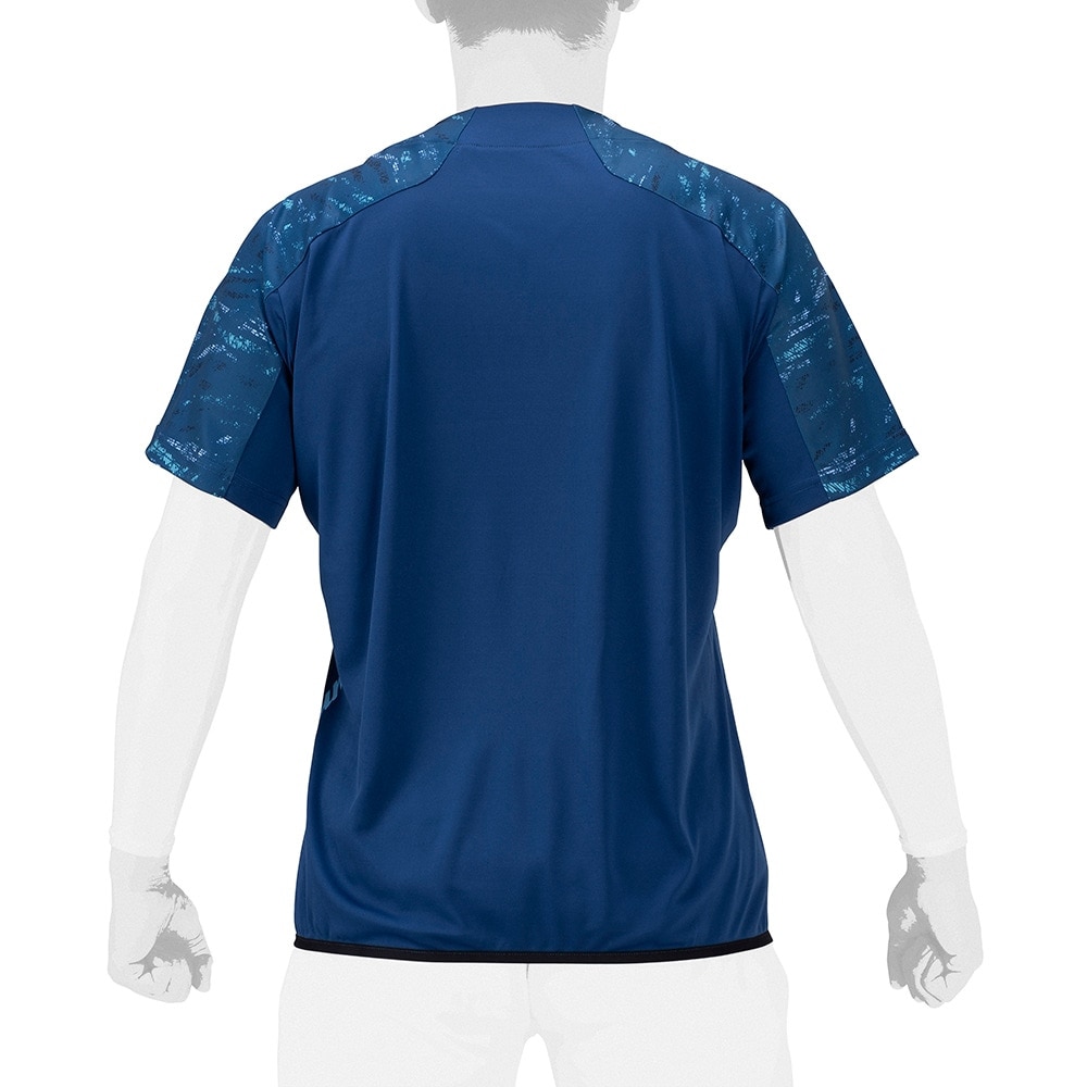 ミズノ（MIZUNO）（メンズ、レディース）野球ウェア グラフィック ビートアップ 半袖シャツ 12JCBX3412