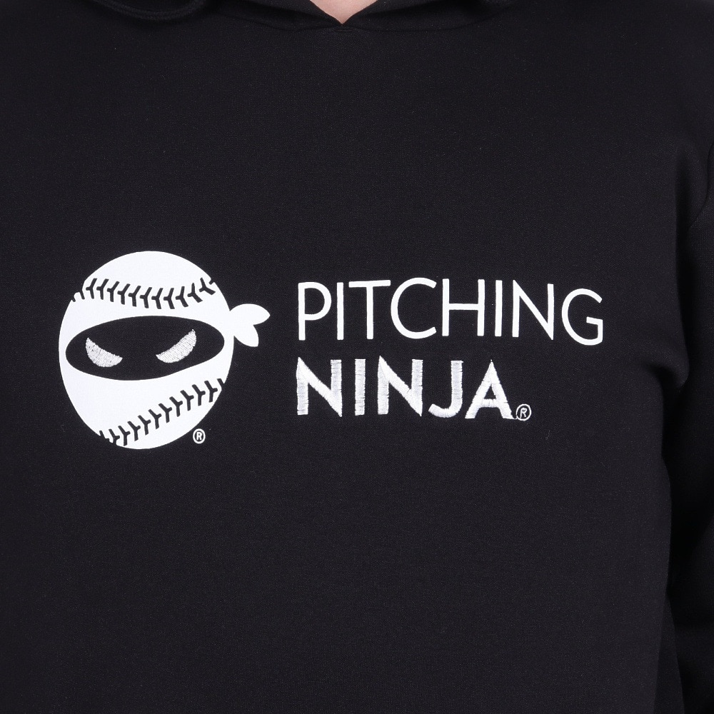 PITCHING NINJA（PITCHING NINJA ）（メンズ）野球ウェア EM&PR フーディーパーカー OT0624SS0003-BLK