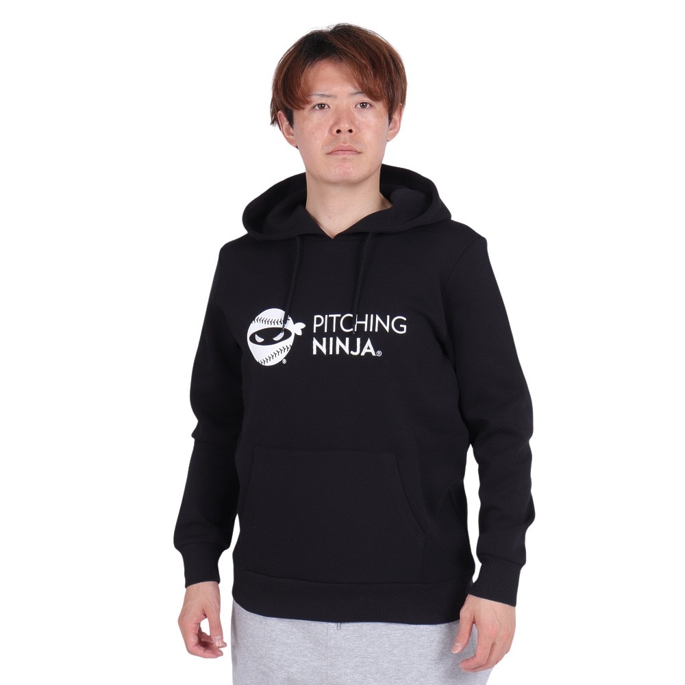 PITCHING NINJA（PITCHING NINJA ）（メンズ）野球ウェア EM&PR フーディーパーカー OT0624SS0003-BLK