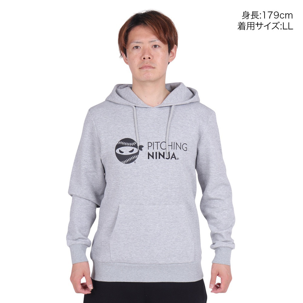 PITCHING NINJA（PITCHING NINJA ）（メンズ）野球ウェア EM&PR フーディーパーカー OT0624SS0003-H.GRY