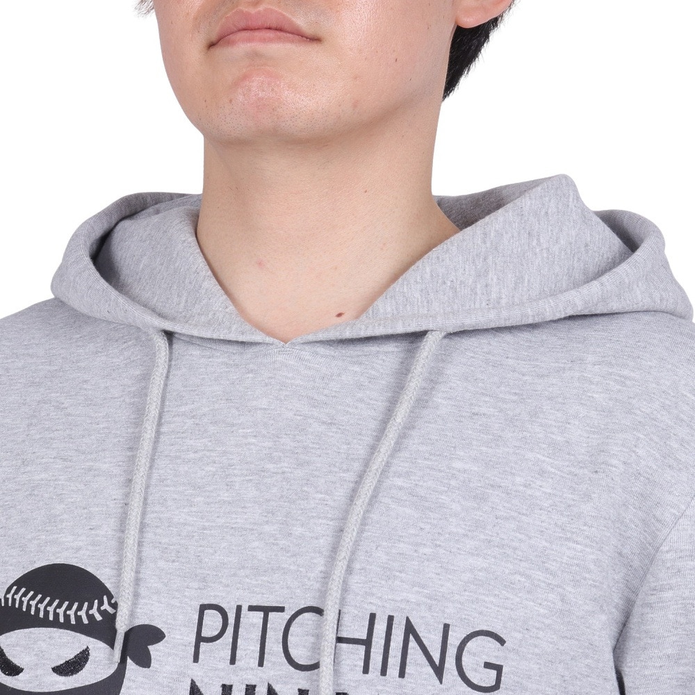 PITCHING NINJA（PITCHING NINJA ）（メンズ）野球ウェア EM&PR フーディーパーカー OT0624SS0003-H.GRY