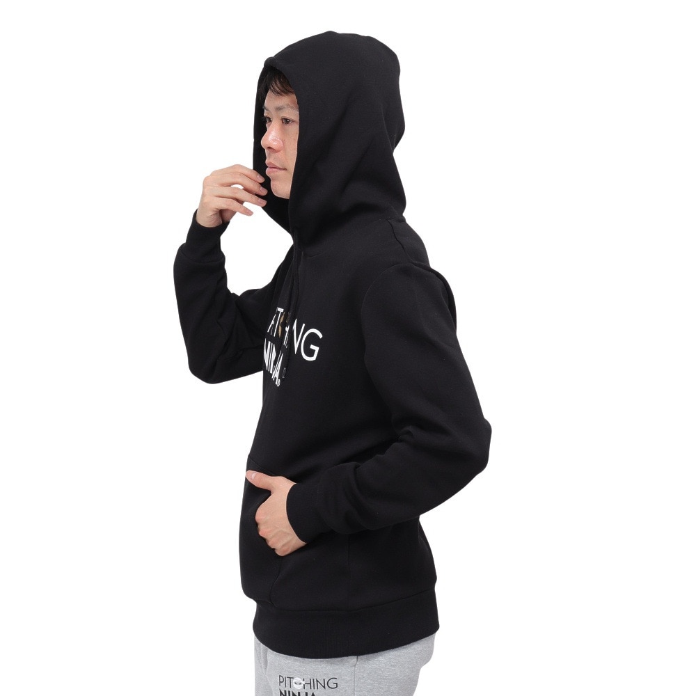 PITCHING NINJA（PITCHING NINJA ）（メンズ）ピッチングニンジャ 野球ウェア フーディー OT0624FW0002-BLK