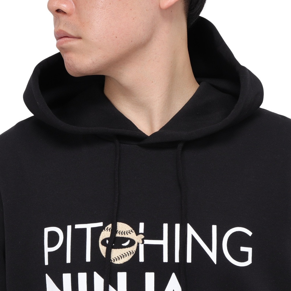 PITCHING NINJA（PITCHING NINJA ）（メンズ）ピッチングニンジャ 野球ウェア フーディー OT0624FW0002-BLK