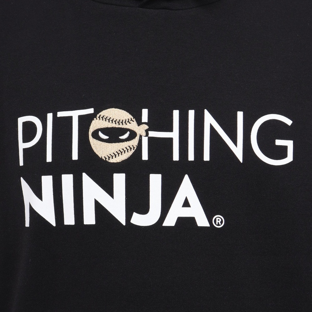 PITCHING NINJA（PITCHING NINJA ）（メンズ）ピッチングニンジャ 野球ウェア フーディー OT0624FW0002-BLK