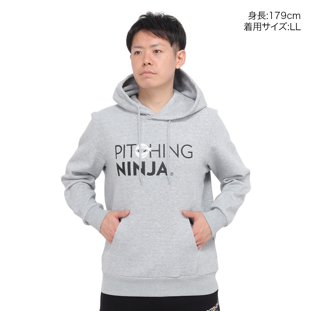 PITCHING NINJA（PITCHING NINJA ）（メンズ）ピッチングニンジャ 野球ウェア フーディー OT0624FW0002-GRY