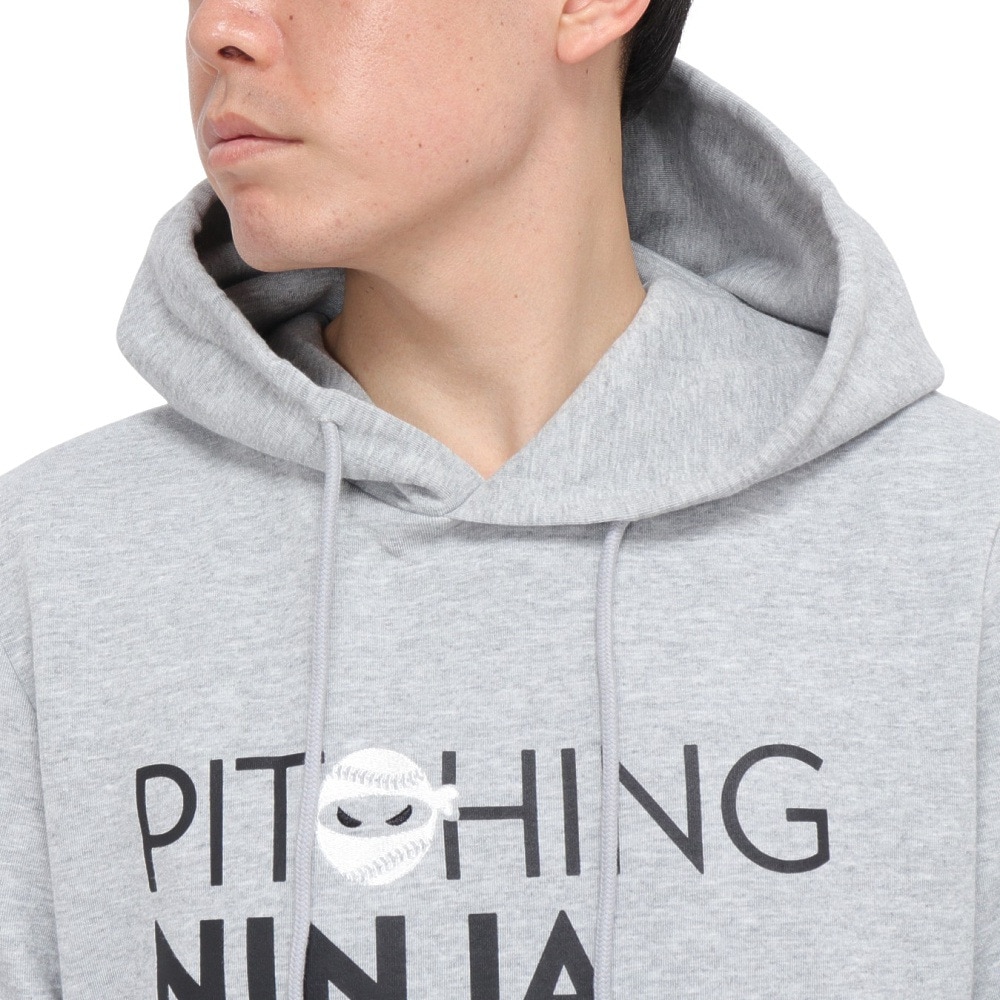 PITCHING NINJA（PITCHING NINJA ）（メンズ）ピッチングニンジャ 野球ウェア フーディー OT0624FW0002-GRY