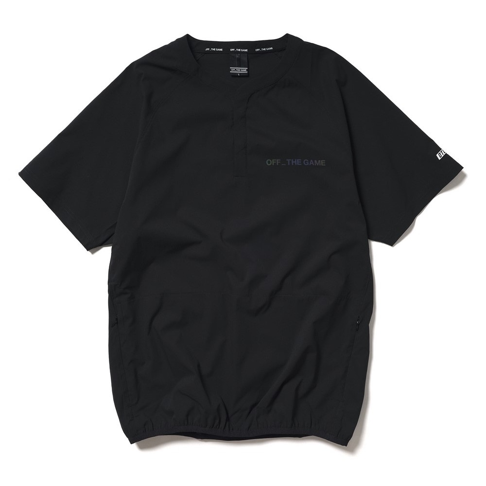 OFF THE GAME（OFF THE GAME）（メンズ）野球ウェア 半袖 ウィンドブレーカーシャツ OG0125SS0003-BLK