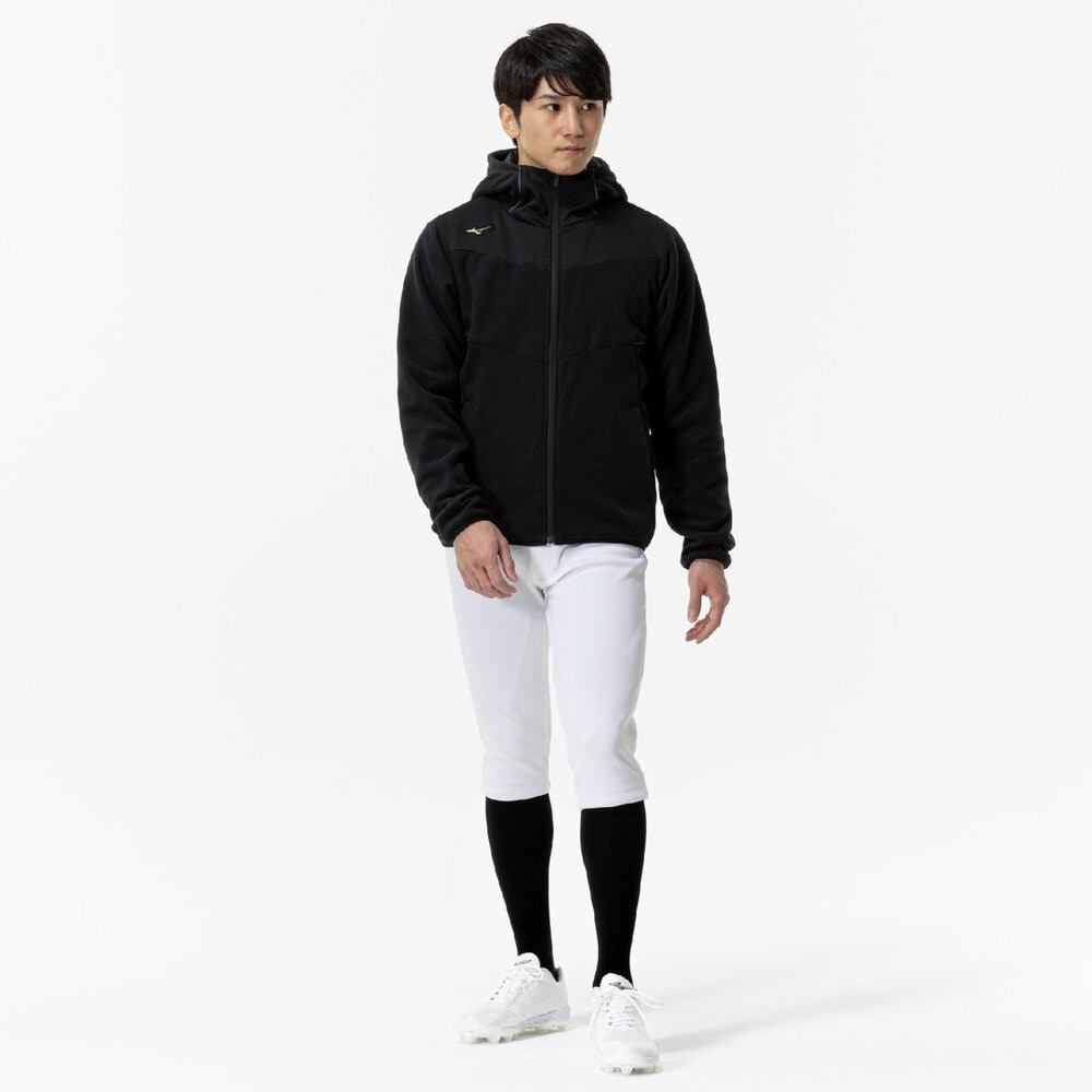 ミズノ（MIZUNO）（メンズ、レディース）野球ウェア ミズノプロ フリースフーディ 厚手 12JECK2709