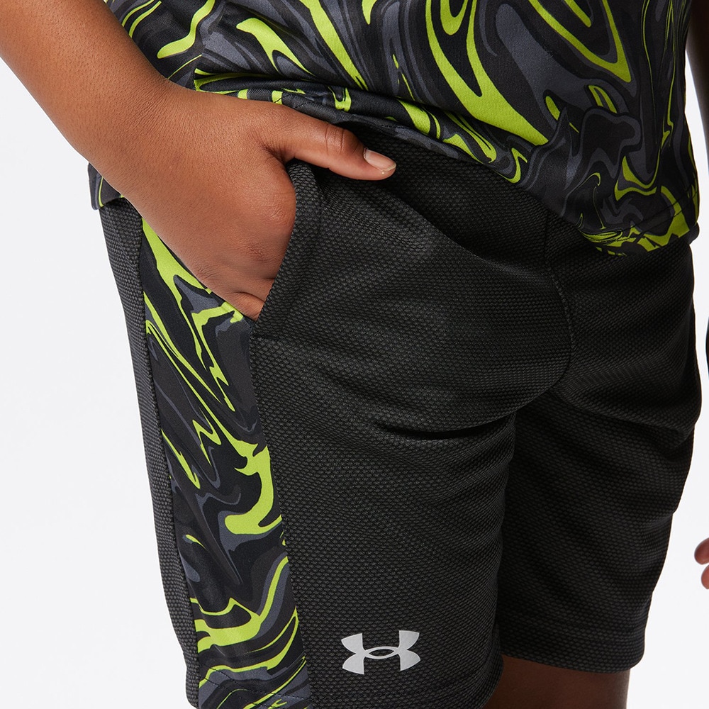 アンダーアーマー（UNDER ARMOUR）（キッズ）野球ユニフォーム ジュニア 練習着 メッシュショーツ 1378261 001