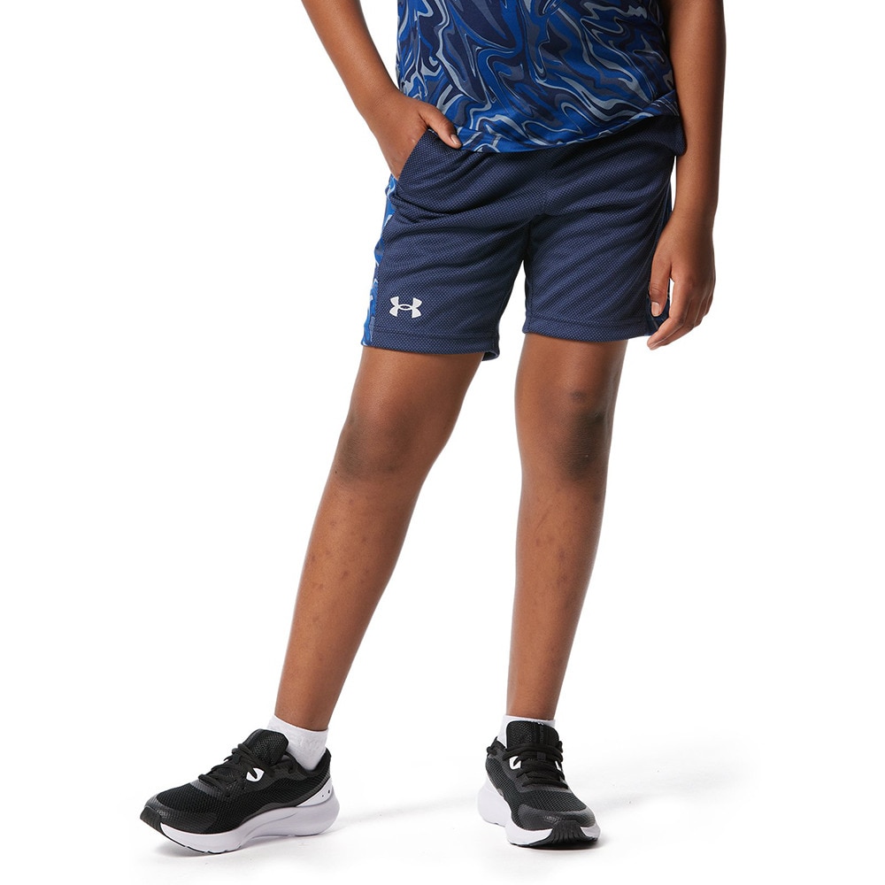 アンダーアーマー（UNDER ARMOUR）（キッズ）野球ユニフォーム ジュニア 練習着 メッシュショーツ 1378261 410