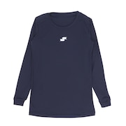 (キッズ)野球ユニフォーム ジュニア 練習着 エアリーファン ローネック 長袖 アンダーシャツ SCF230LLJ-70