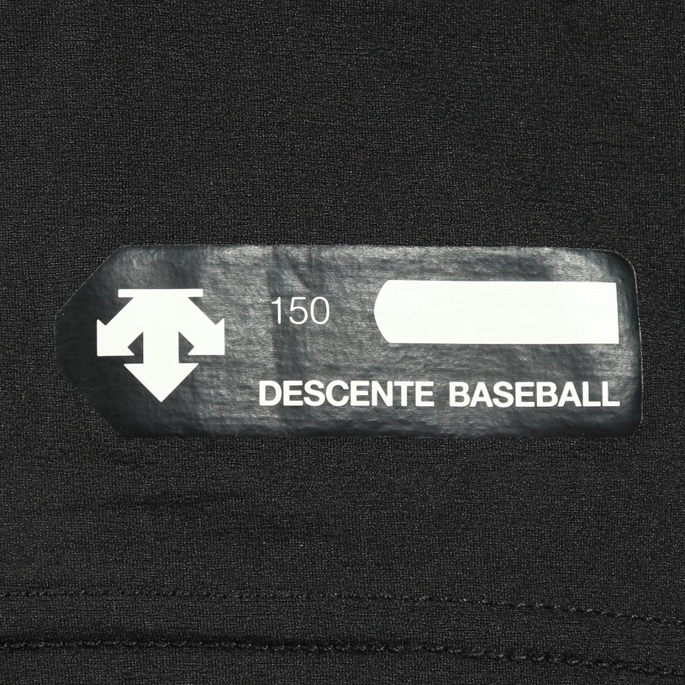デサント（DESCENTE）（キッズ）野球ユニフォーム 練習着 ジュニア丸首長袖アンダーシャツ JSTD-771B BLK 速乾