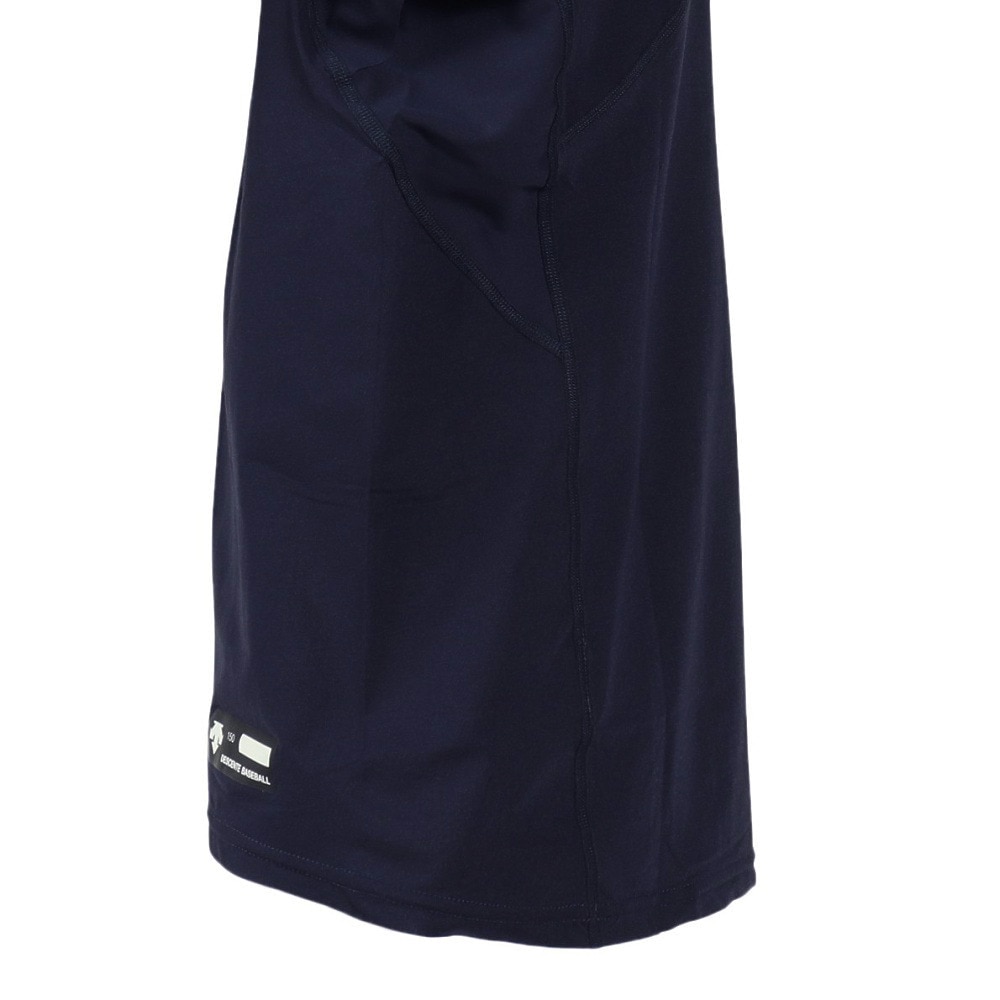 デサント（DESCENTE）（キッズ）野球ユニフォーム 練習着 ジュニア丸首長袖アンダーシャツ JSTD-771B DNVY 速乾