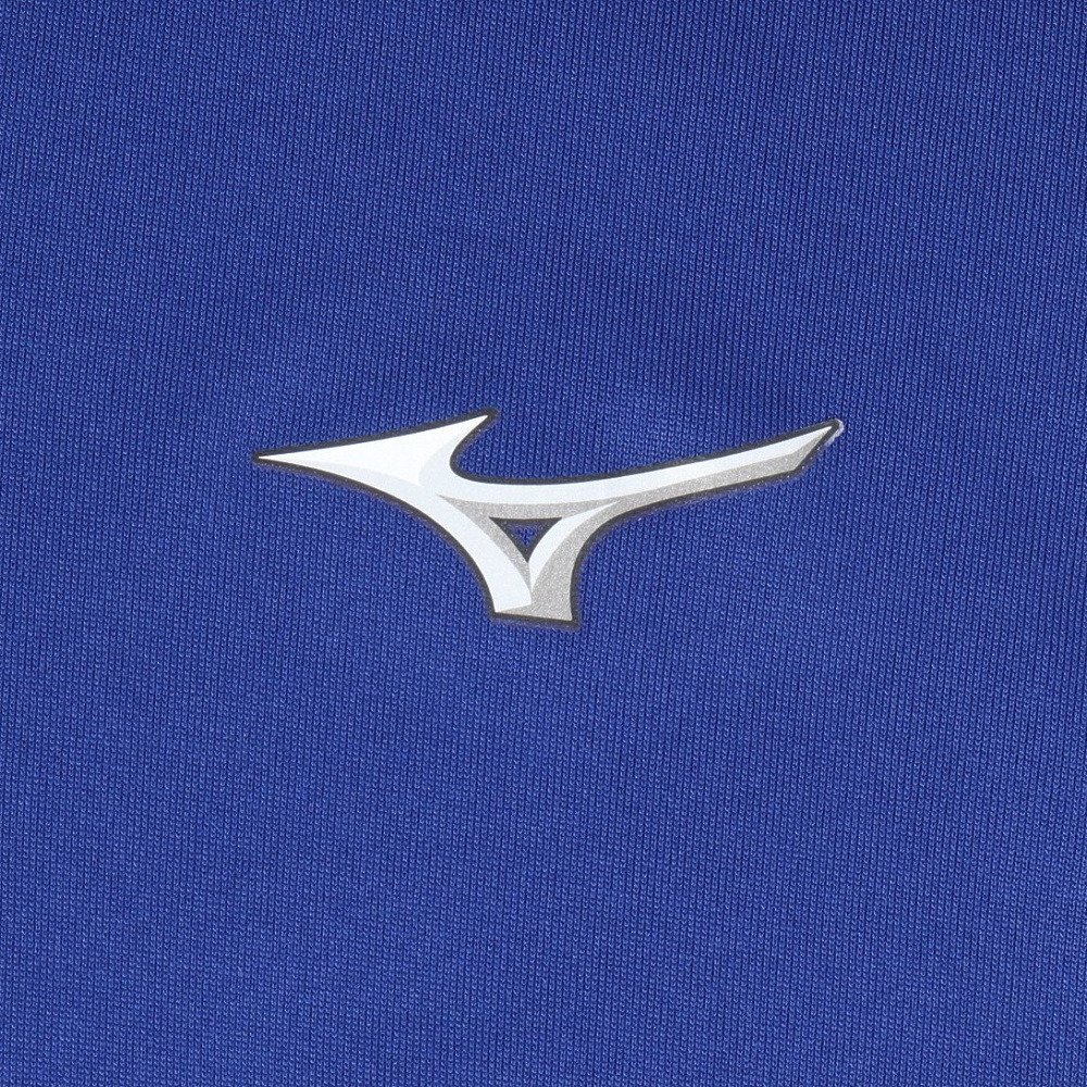 ミズノ（MIZUNO）（キッズ）野球 アンダーシャツ ジュニア ローネック 長袖シャツ パステルネイビー 12JAAP5016 速乾