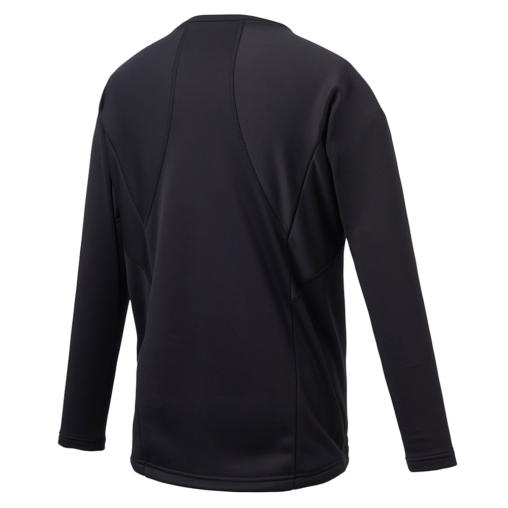 デサント（DESCENTE）（キッズ）野球ユニフォーム ジュニア 丸首長袖アンダーシャツ JSTD-657 BLK