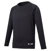 デサント（DESCENTE）（キッズ）野球ユニフォーム ジュニア 丸首長袖アンダーシャツ JSTD-657 BLK