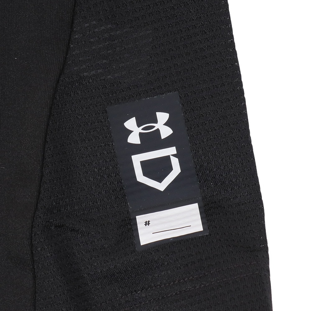 アンダーアーマー（UNDER ARMOUR）（キッズ）野球ユニフォーム ジュニア 練習着 ヒートギアアーマー コンプレッション 長袖クルーネックシャツ 1384752 001 速乾
